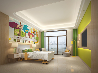 Children's Ward Modern Ward 3d model