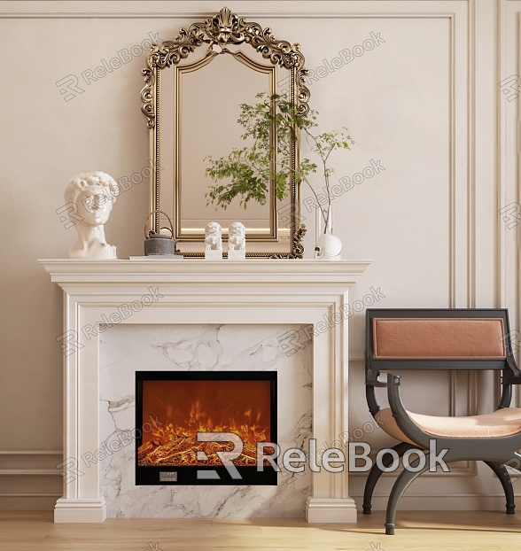 French Fireplace model