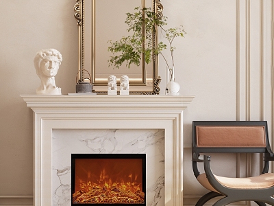 French Fireplace model