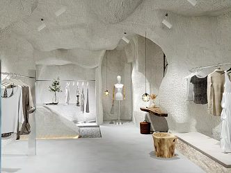 Quiet Women's Shop 3d model