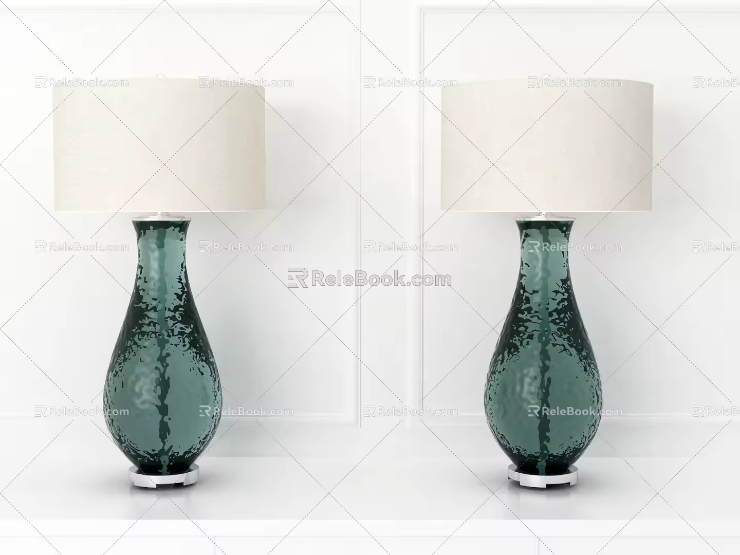 Modern table lamp 3d model
