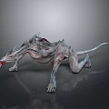 Scary Detailed Fantasy Mythical Monster Creature For Game Movie Character Design