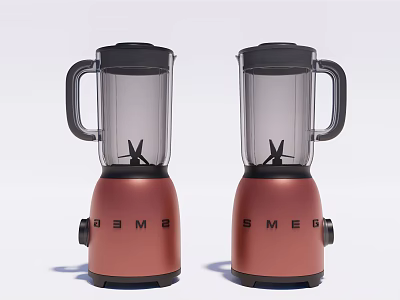 Red SMEG Blenders Modern Daily Use Electrical Appliances For Home Kitchen 3d model