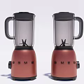 Red SMEG Blenders Modern Daily Use Electrical Appliances For Home Kitchen