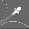 Medical Device Catheter With Blue And Yellow Tubes And Connecting Components