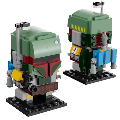 Modern Toys Star Wars Bounty Hunter Lego Toys 3d model