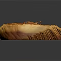 Golden Round Baked Pastry With Crusty Surface And Delicious Texture