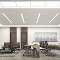 Modern Command Center Data Command Center 3d model