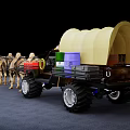 Modern Carriage Camel Carriage 3d model