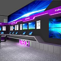 LTECH Exhibition Booth With Modern Tech Design And Display Screens