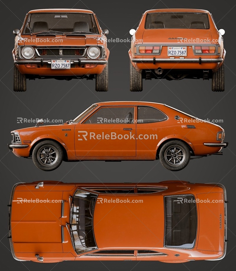 toyota corolla 3d model