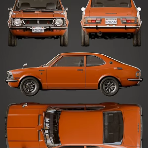 toyota corolla 3d model