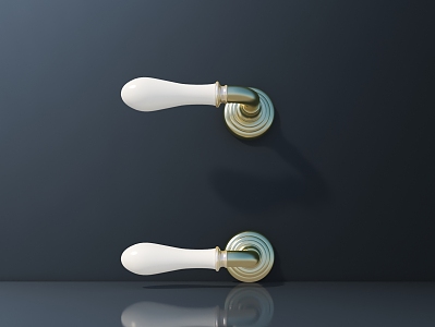 Handle door handle 3d model