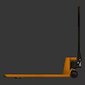Orange Manual Hydraulic Industrial Pallet Jack With Forklift Arms For Warehouse Logistics