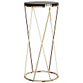 Elegant Modern Functional Table With Golden Metal Frame And Geometric Structure Design 3d model