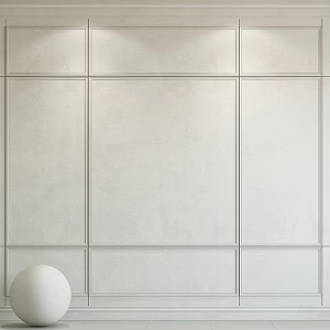 Jianou clapboard wall trim 3d model