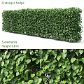 Green Leafy Ornamental Decor Set With 5 Elements 1.8m Height
