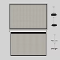Modern Projection Surveillance System Displaying Monitored Scenes With Dual Projection Screens And Wall Cameras