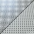 Black And White Geometric Pattern Tiles Spliced As Floor Construction Components 3d model