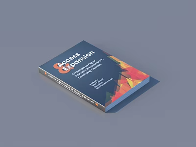 Accelerate Expansion Strategic Business Growth Guide Book With Colorful Geometric Design 3d model