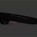 Advanced Electronic Smart Glasses With Modern Design Digital Display And Red Indicator