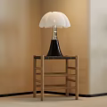 Middle ancient side several retro table lamp side several table lamp combination 3d model