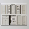 Elegant French Swing Doors With Various Designs And Glass Panels For Home Interiors