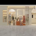 Modern Clothing Store Interior With Mannequins Displaying Fashionable Apparel And Lighting