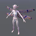 Modern Game Character Elf 3d model