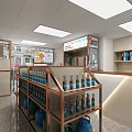 Specialty Store Modern Interior With Gas Stoves Gas Cylinders And Display Shelves