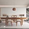 New Chinese Tea Room 3d model
