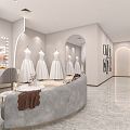 Light Luxury Bridal Shop 3d model