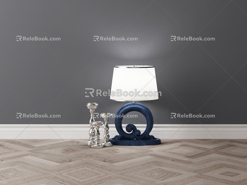 Table lamp 3d model