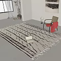 Modern Square Carpet 3d model