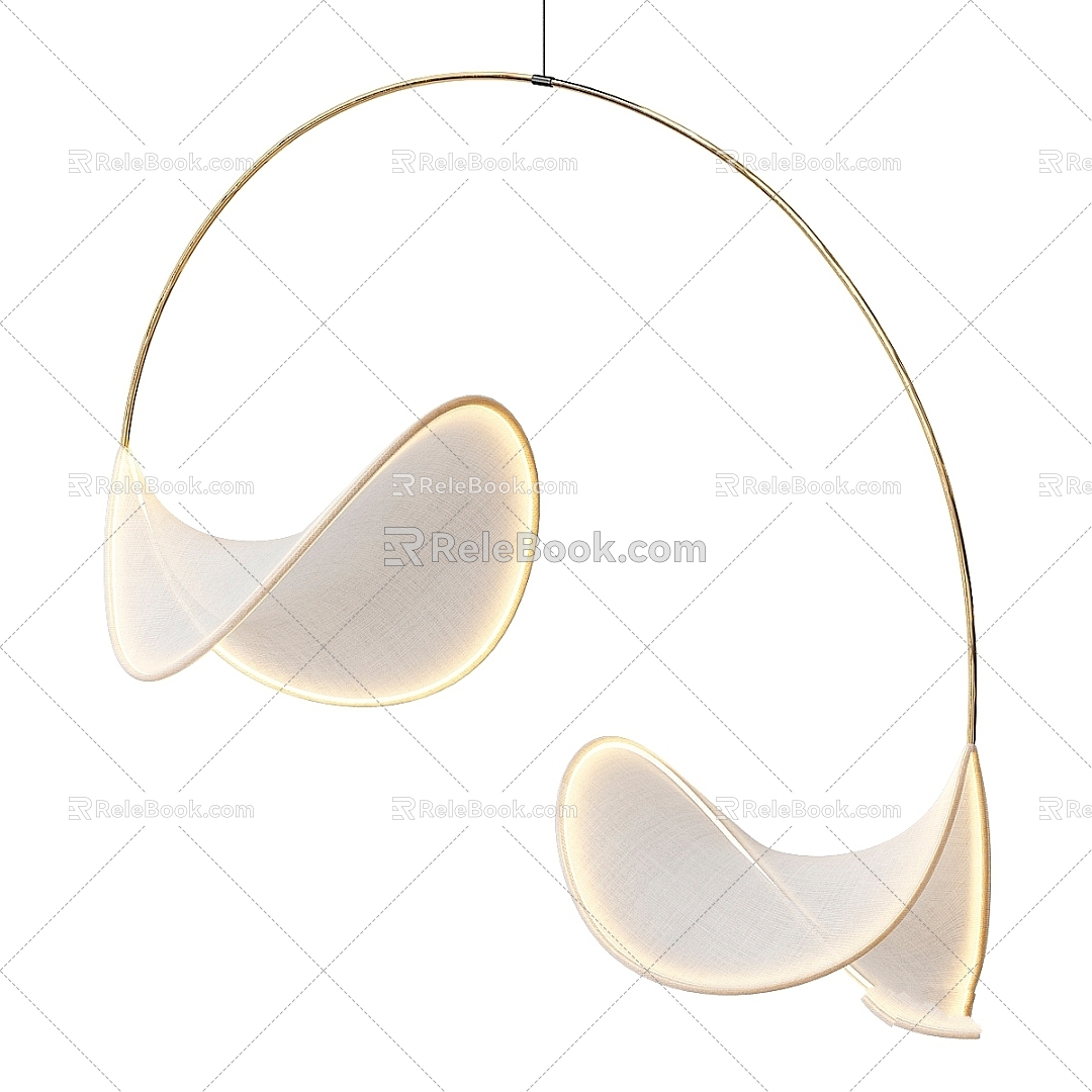 modern chandelier llll 3d model