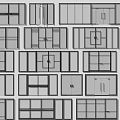 Various Window And Door Design Options With Different Frame Styles And Glass Panels