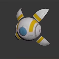 Modern robot drone robot assistant small robot 3d model