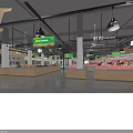Star Rated Farmers Market Store With Roast Meat And Egg Displays