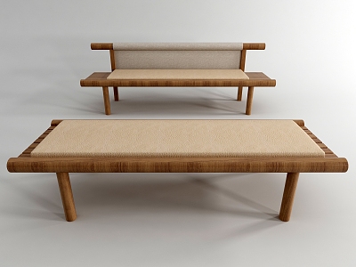 New Chinese Bench 3d model