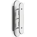 Modern Minimalist Wall Sconce With Marble Body And Metal Accents For Home Interior