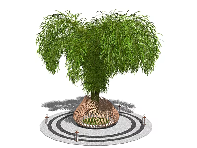 Modern Tree Bamboo Bamboo Coconut Areca Tree 3d model Modern Tree Bamboo Bamboo Coconut Areca Tree 3d model