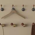 Stylish Wall Mounted Hooks Wooden And Metal With Various Designs For Hanging Scarf And Chain