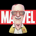 Smiling Marvel Cartoon Character With Glasses Yellow Jacket And Red Badge