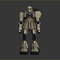 Robot Assistant Small Robot Butler Robot Butler Figure Game Figure 3d model