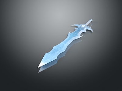 Modern Sword Officer Sword Long Sword Sheath 3d model