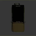 Brown Vintage Off Road Car With Black Soft Top And Retro Design