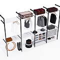 modern hanger open hanger 3d model