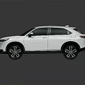 White Modern SUV with Sleek Exterior Design and Black Alloy Wheels