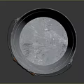 bucket iron bucket mud bucket cement bucket 3d model