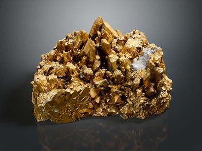 modern gold bullion gold meteorite model